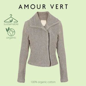 AMOUR VERT jacket - Riley Moto 100% Organic Cotton - size M